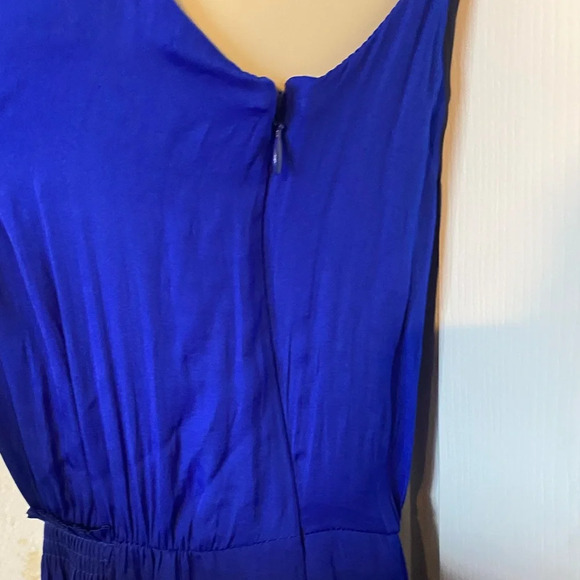 Banana Republic Blue Goddess Maxi Dress Size 6 - Picture 3 of 5